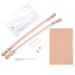 Csnbfiop Transparente PVC Tragetasche, Handtaschen Bastelset, Tote Tasche für die Handarbeit, Set für die Herstellung von handgemachten Geschenktüten, Bastelzubehör und...