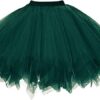 Dressever Damen Tüllrock im 50er Rockabilly Stil – Retro Petticoat Tutu für Ballet, Cosplay und Abendveranstaltungen