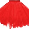 Dressever Damen Tüllrock im 50er Rockabilly Stil – Retro Petticoat Tutu für Ballet, Cosplay und Abendveranstaltungen