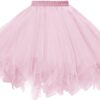 Dressever Damen Tüllrock im 50er Rockabilly Stil - Retro Petticoat Tutu für Ballet, Cosplay und Abendkleider für verschiedene Anlässe