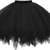 Dressever Damen Tüllrock im 50er Rockabilly-Stil – Retro Petticoat Tutu für Ballet, Cosplay und Abendveranstaltungen