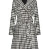 GRACE KARIN Damen Wintermantel Trenchcoat Elegante knielange A-Linie Jacke mit Gürtel und Taschen für Herbst und Winter