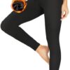 HLTPRO Damen Thermoleggings für den Winter, Hohe Taille Gefütterte Thermohosen Warm und Blickdicht für Sport