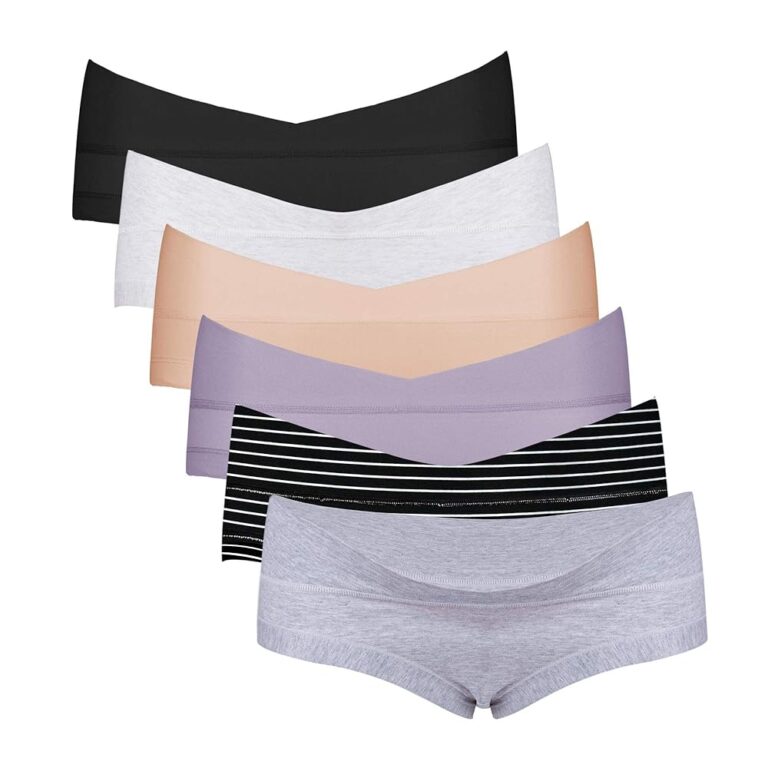 Intimate Portal Umstandshosen für Schwangerschaft | Unterbauch-Begleitwäsche | Boycut-Slips für die Zeit nach der Geburt