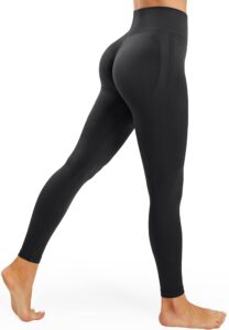 JOYSPELS Damen Scrunch Butt Leggings, Hochtaillierte Booty Lifting Po Push-Up Sportleggings, Nahtlos