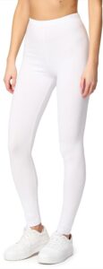 Merry Style Damen Leggings aus Baumwolle – Ganzjährig bequem und blickdicht, ideal für Yoga, Sport, Gym und Freizeit, Modell MS10-198