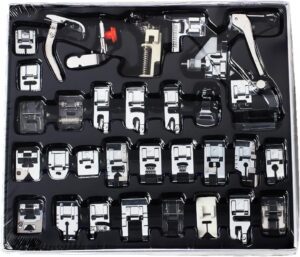 Nähfuß-Set für Nähmaschinen, 32 Teile, Zubehör für Nähmaschinen