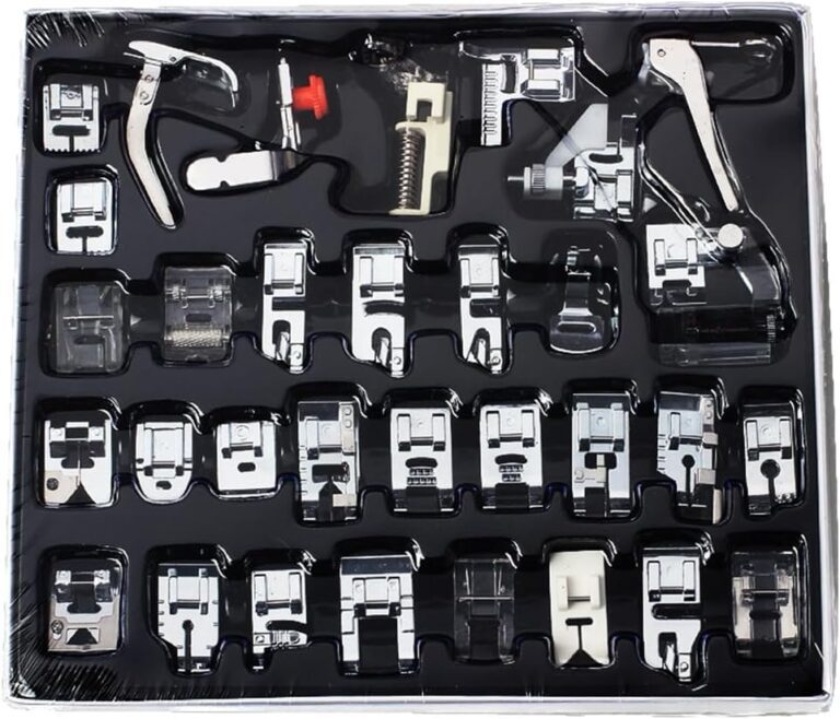 Nähfuß-Set für Nähmaschinen, 32 Teile, Zubehör für Nähmaschinen