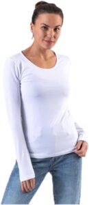ONLY Damen Langarmshirt Onllive Love Life Basic