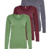 ONLY Damen Longsleeve Onllive Love Life Basic Shirt