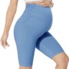 QGGQDD Kurze Umstandsleggings für Damen - Radlerhose für Schwangere, kurze Umstandshose während der Schwangerschaft