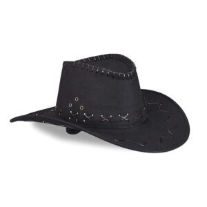 Relaxdays Cowboyhut für Erwachsene, Westernhut im Westernstyle, ideal für Karneval und Fasching, in verschiedenen Farben erhältlich