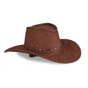 Relaxdays Westernhut für Erwachsene, Cowboyhut im Westernstil, ideal für Karneval und Fasching, in verschiedenen Farben erhältlich