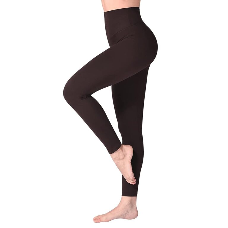 SINOPHANT Damen Leggings Hoch geschnitten - Opake Leggings mit Bauchkontrolle für Sport, Yoga und Fitnessstudio