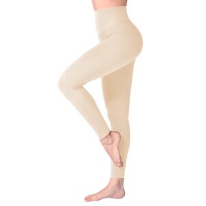 SINOPHANT Damen Leggings Hochbund - Blickdichte Leggings mit Bauchkontrolle für Sport, Yoga und Fitness