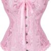 SZIVYSHI Damen Gothic Vintage Vollbrust Korsett Top Corsage Bustier