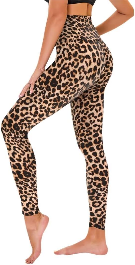 TNNZEET Damen Hohe Taille Leggings - Elastische, Weiche Sporthose für Fitness und Gym