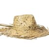 Trendario Geflochtener Strohhut für Herren und Damen, ausgefranst, perfekter Sommerhut für Strand, Garten und Urlaub - Hawaii Hut für sonnige Tage
