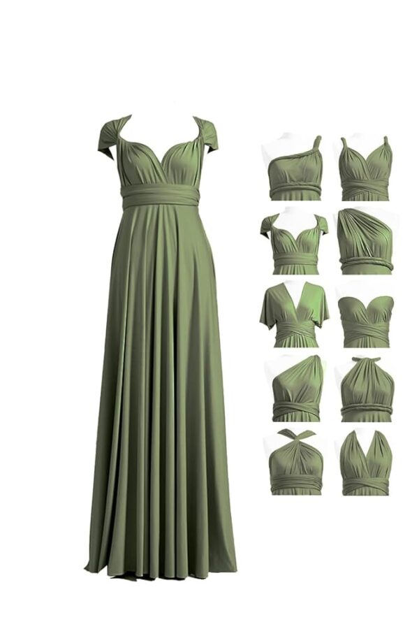 72styles Infinity Kleid – Vielseitiges Bandeau Brautjungfernkleid in Übergröße