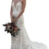 Boho Brautkleid für Plus Size: Spitzen-Mermaid Hochzeitskleid