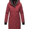 Navahoo Damen Wintermantel - Lange, warme Steppjacke mit Kapuze Snowelf in den Größen XS-XXL