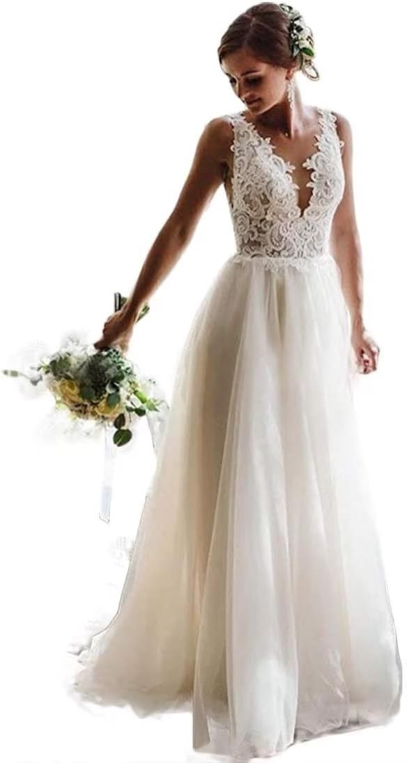 Poioiy Strand-Hochzeitskleider 2023: Elegante, langärmelige Brautmode