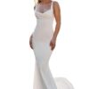 Raseal Satin Hochzeitskleid Off-Shoulder A-Linie für Bräute – Eleganz pur!