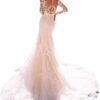 Schulterfreies Pailletten-Hochzeitskleid – Elegantes Ballkleid mit Schlitz