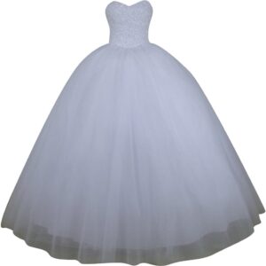 TAIGUHUI Brautkleid – Elegantes Hochzeitskleid im Prinzessin-Stil, Transparent