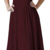 WaterDress Damen A-Linie Ballkleid V-Ausschnitt mit Perlen und Spitze