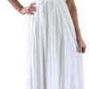 WaterDress Damen Ballkleid A-Linie V-Ausschnitt Perlen Spitze & Tüll
