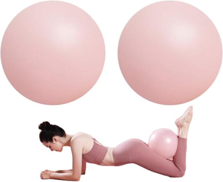 2er Set Gymnastikbälle 22-25cm für Pilates, Yoga & Fitness – Anti-Burst