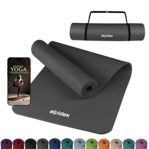 ALPIDEX Yoga Matte 183x60 cm – Rutschfest, Hautfreundlich & Phthalatfrei