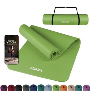 ALPIDEX Yoga Matte 183x60 cm - Rutschfest, Phthalatfrei, Ideal für Fitness