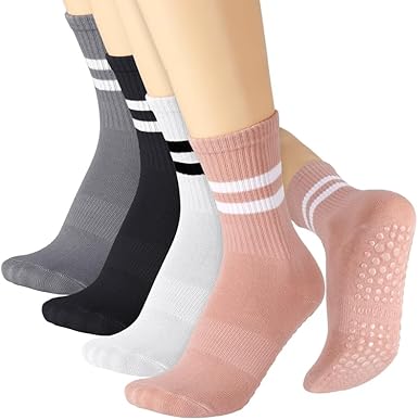Apricitie Rutschfeste Socken Damen – Anti-Rutsch Socken für Yoga & Pilates