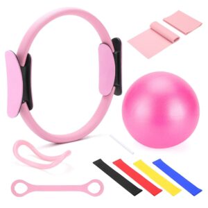 Jazcimdo 10-teiliges Pilates Set - Essential Kit für Zuhause & Frauen