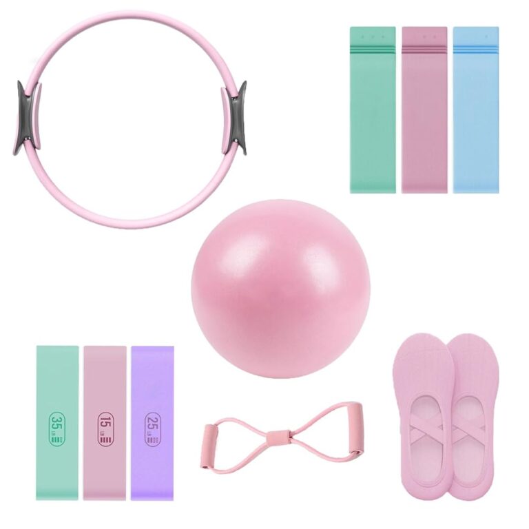 Pilates Ring Set 14" – Home Workout Equipment für Frauen & Anfänger