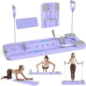Yapasopu 4-in-1 Pilates Reformer – Zusammenklappbares Ganzkörpergerät für Zuhause