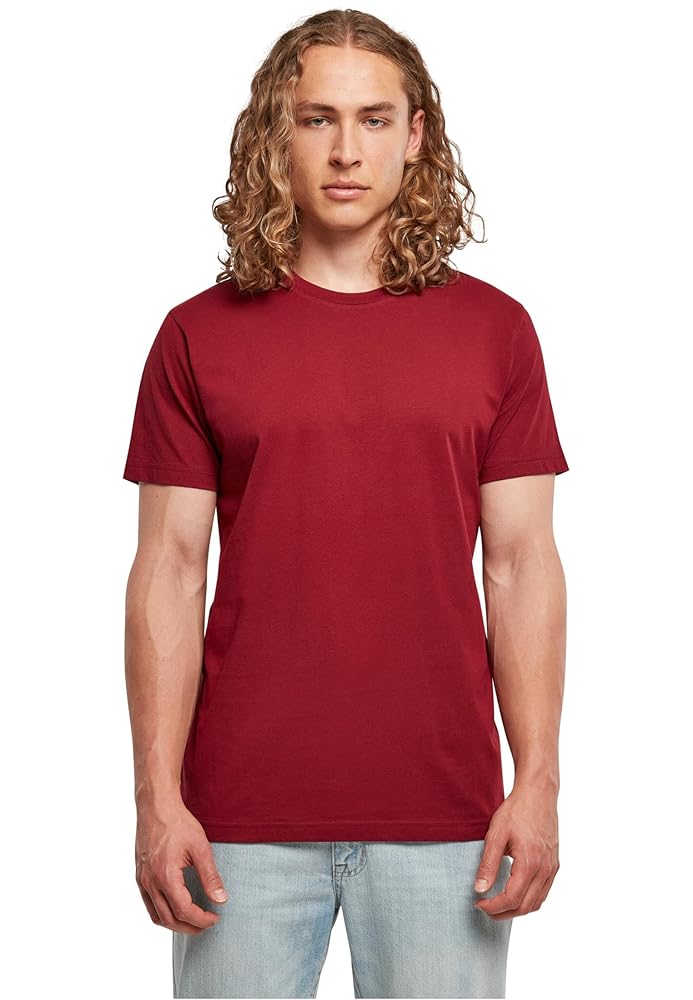 Build Your Brand Herren T-Shirt Rundhalsausschnitt - Baumwolle, XS-5XL