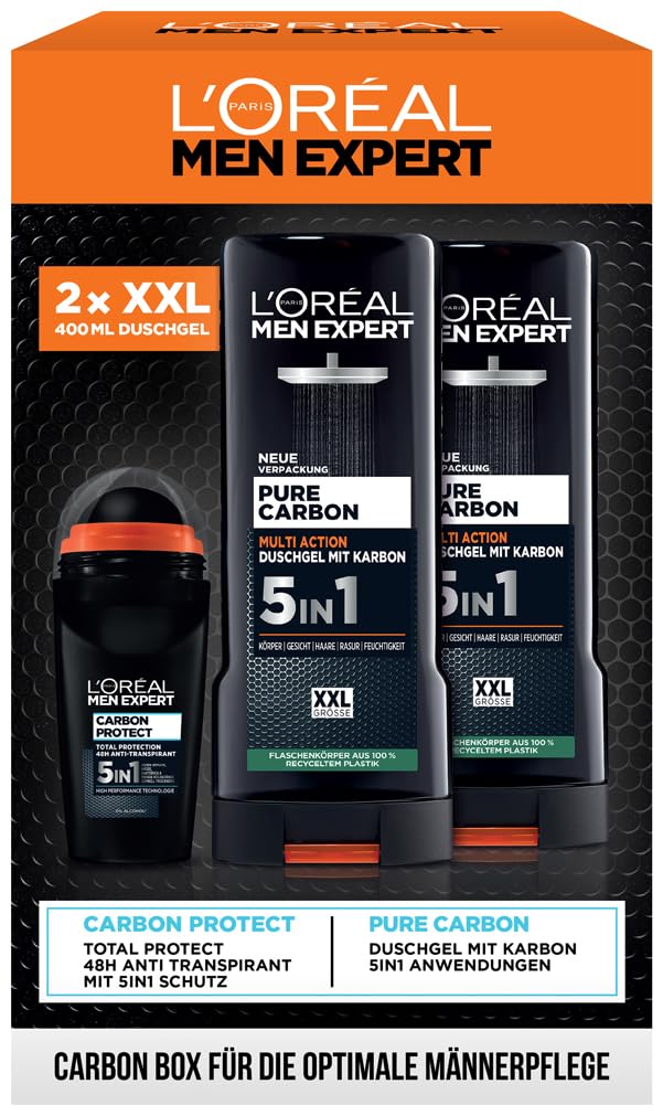 L'Oréal Men Expert Care Set: XXL Duschgel & Roll-On Deo für Männer
